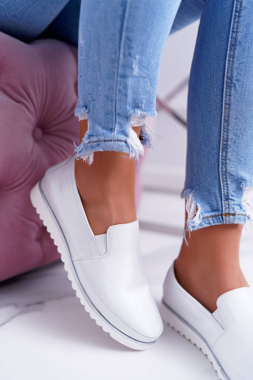 Dámské mokasíny Sergio Leone Stříbrné Magento