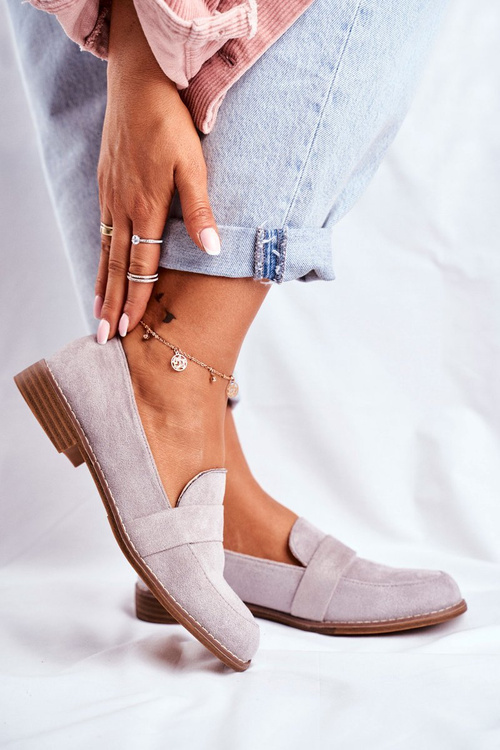 Dámska šedá semišová obuv Cintra