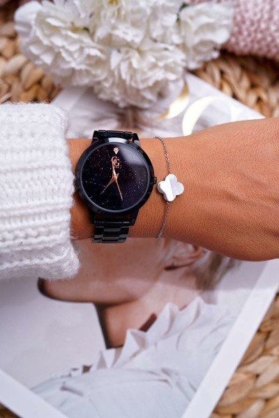 Dámsky náramok na reťazovom striebre Clover Millow