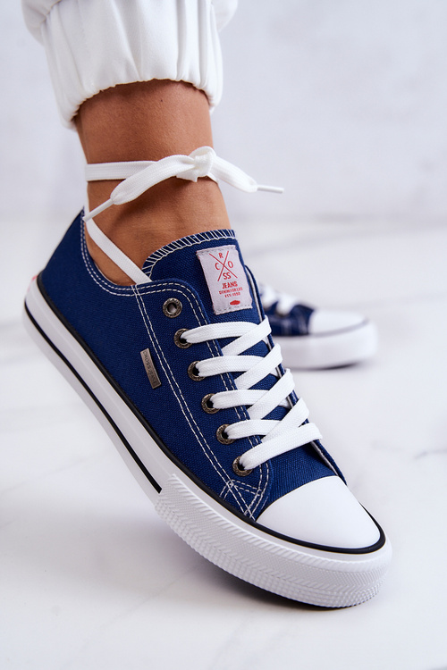 Dámske klasické krížové džínsy JJ2R4012C Navy Blue tenisky