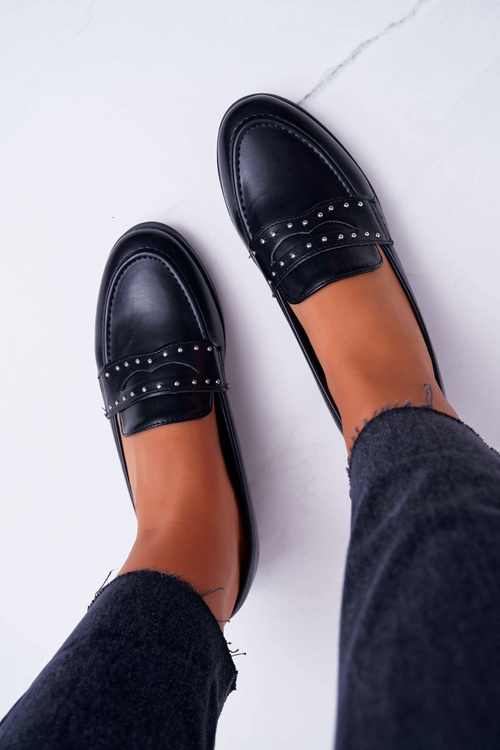 Dámské mokasíny Černé Tenes