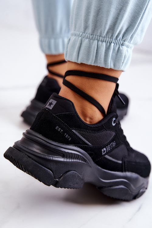 Dámské Sneakers Sportovní Obuv Big Star JJ274578 Černá