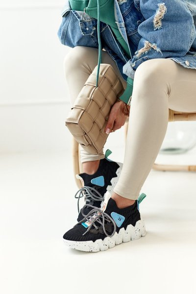 Dámská Sportovní Ponožky Boty Černé Fashion Pioneer