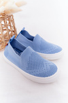 Dětské Nazouvací Tenisky Slip-On Big Star HH374108 Modré