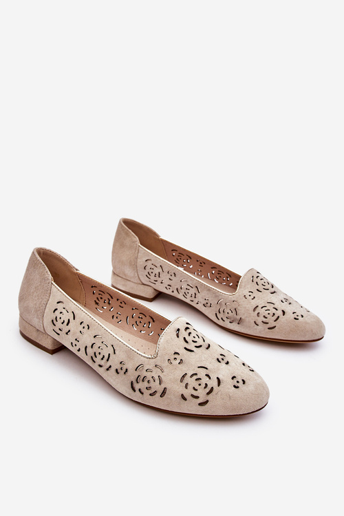 Openwork Sergio Leone BL627 béžová