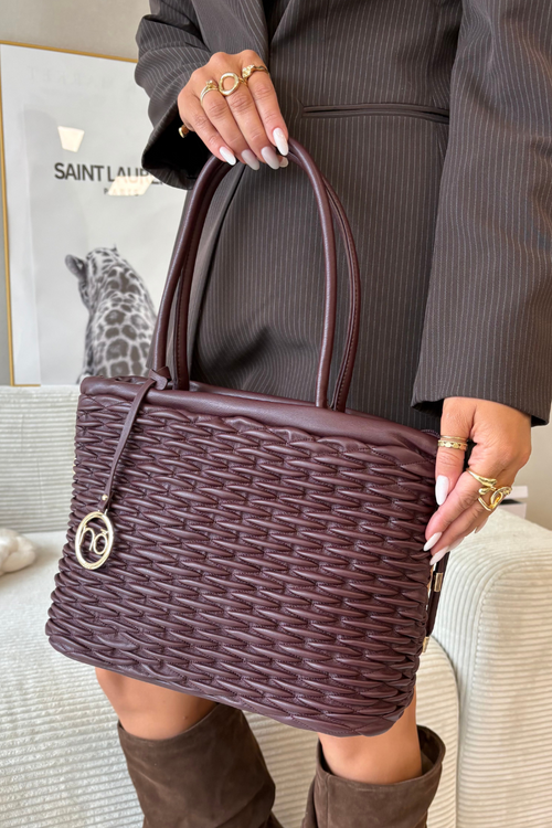 Taška typu shopper NOBO BAG5940-005 bordová