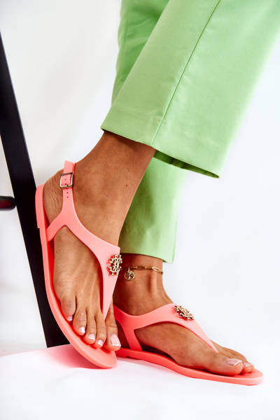 Dámské žabky Neonově oranžová Sonner