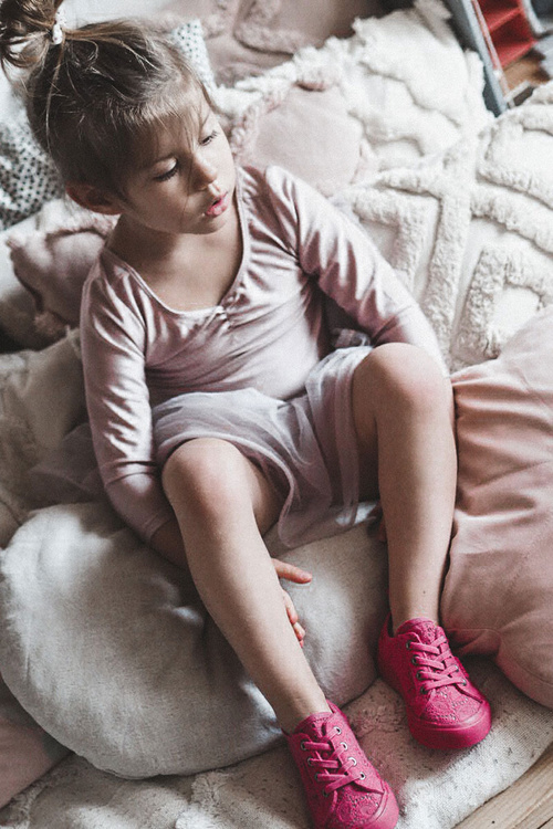 Prolamované Tenisky Big Star JJ374131 Růžové