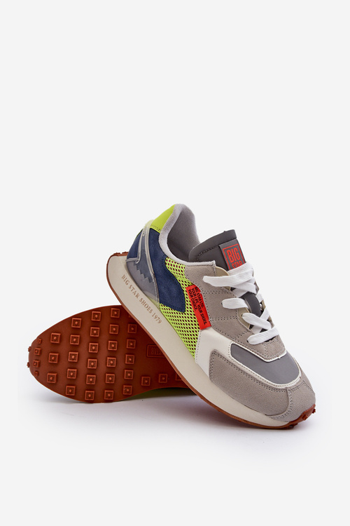 Pánské sportovní tenisky s paměťovou pěnou Memory Foam od Big Star NN174344 šedé