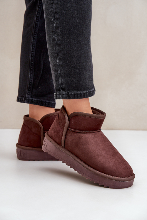 Sněhule Na Platformě Dámské D.Franklin DFSH370010 Čokoládové