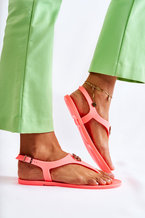 Dámské žabky Neonově oranžová Sonner