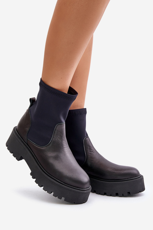 Zazoo 2947 Dámske Topánky Z Prírodnej Kože Čierne