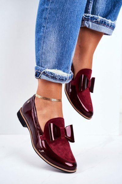 Dámska Maciejka lakovaná Maciejka Burgundsko 04099-44/00-1