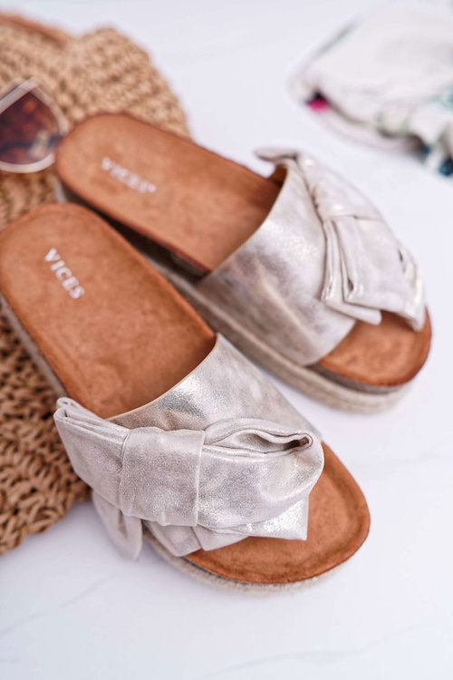 Dámské Nazouváky Vices zlaté 6275