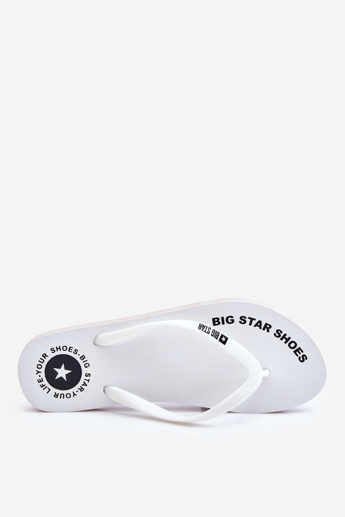Pohodlné žabky Big Star LL274795 bílá