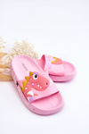Detská penová flip -flops dinosaurus Pink Dario