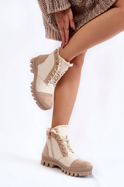 Módne jarné ženské topánky Claira béžová