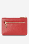 Dámska Malá Peňaženka Z Prírodnej Kože Nobo NPUR-LR110-C005 Červená