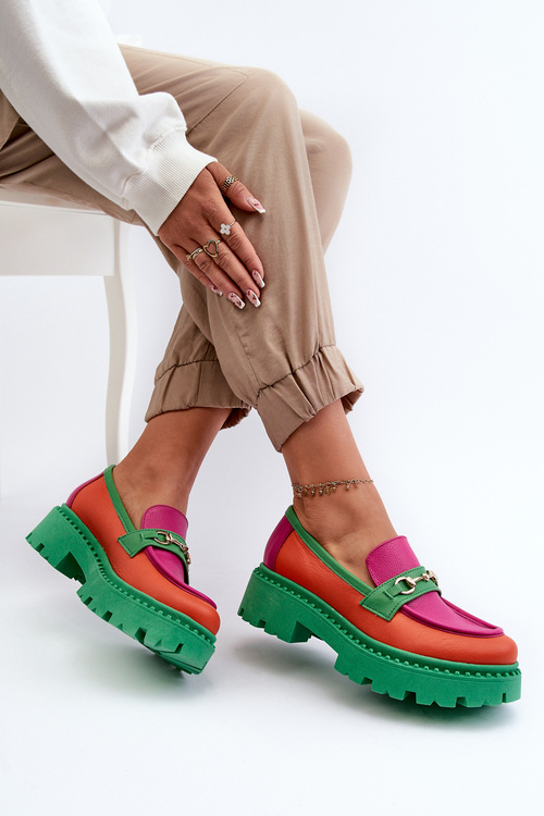 Zazoo 3476 Dámské kožené mokasíny zelené