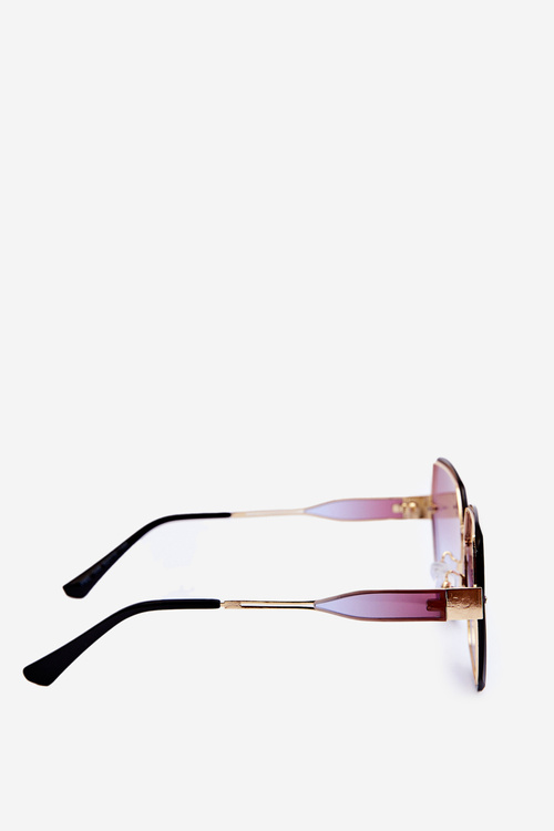 Dámske slnečné okuliare s odtieňovanými sklami UV400 hnedé