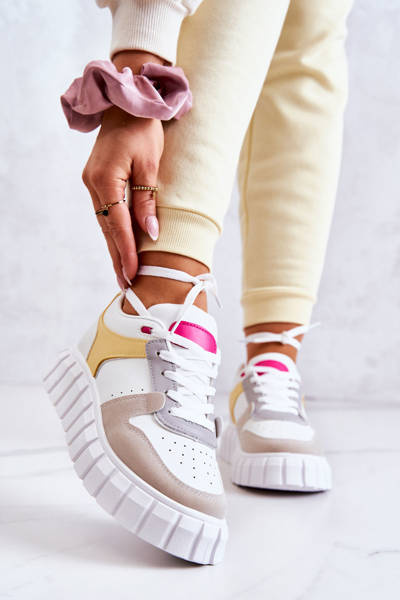 Dámske biele a béžové športové topánky Florentine