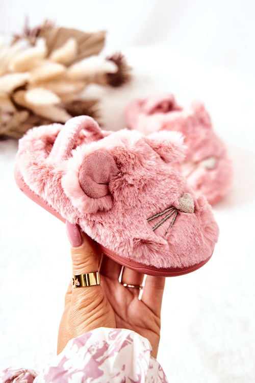 Detské mačky Papcas s uši ružovou tammy