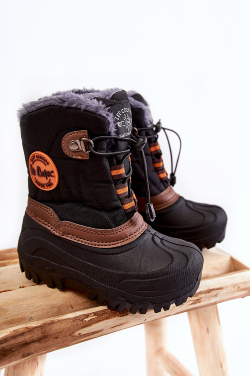 Dětské zimní sněhule Lee Cooper LCJ-21-44-0524 Černé
