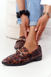 Elegantné ženské mokasíry S. Barski Leopard
