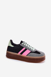 Nízke Sneakers Na Platforme Čierne Ovivene