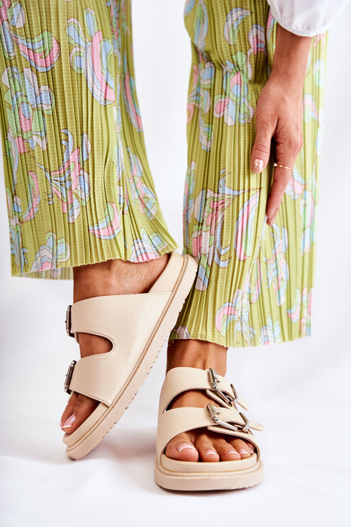 Klasické vložené papuče béžové Weston