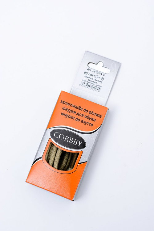 Corbby béžové okrúhle šnúrky