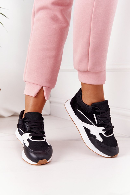 Dámske tenisky na tenisky čierne po hodinách