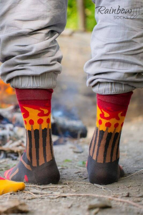 Ponožky MATCH BOX Zápalky Rainbow Socks