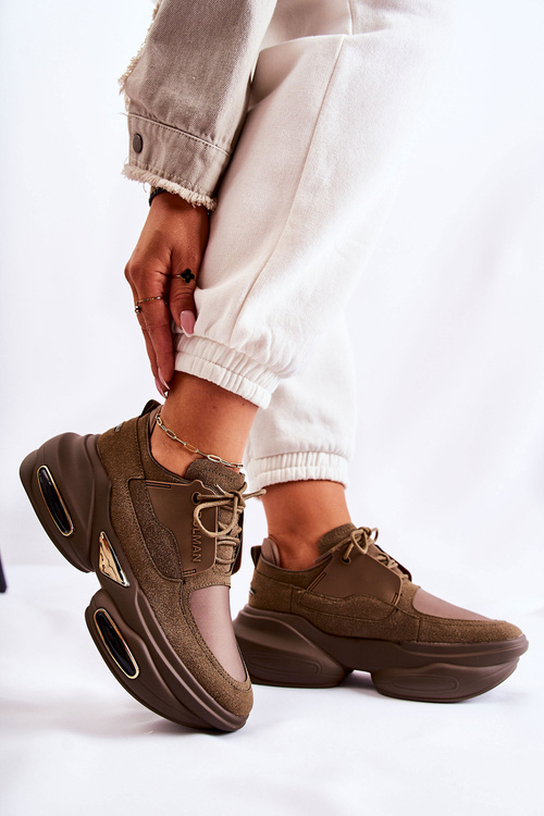 Dámské sportovní tenisky Khaki New Horizon