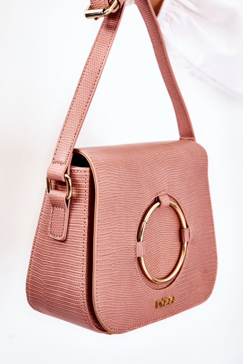 Nobo M0820-C004 Snake Messenger Bag Pink