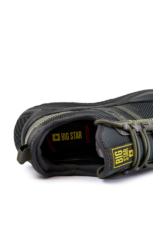 Pánská sportovní obuv Memory Foam Big Star KK174256 Khaki