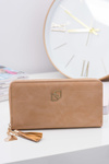 Women's Big Wallet with a Fringe Coffee Key Ring