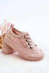 Veľká hviezda JJ374130 Nude Openwork Sneakers