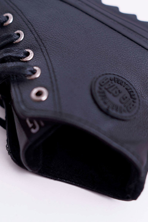 Dámske tenisky s veľkou hviezdou Vysoko izolované čierne EE274110