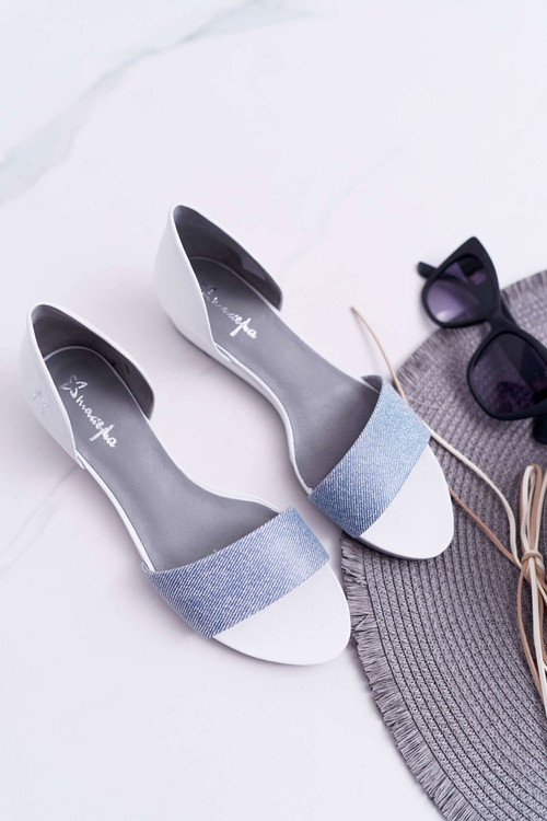 Dámské Sandály Maciejka Kožené Bílé 1971 Nomara