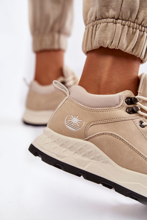 Dámská zateplená trekingová obuv Trappers Světle béžove Otto