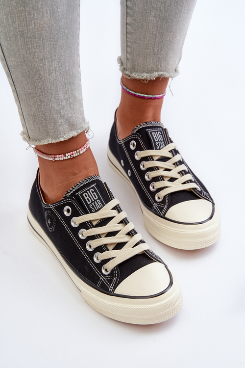 Nízke dámske tenisky Big Star NN274269 čierne