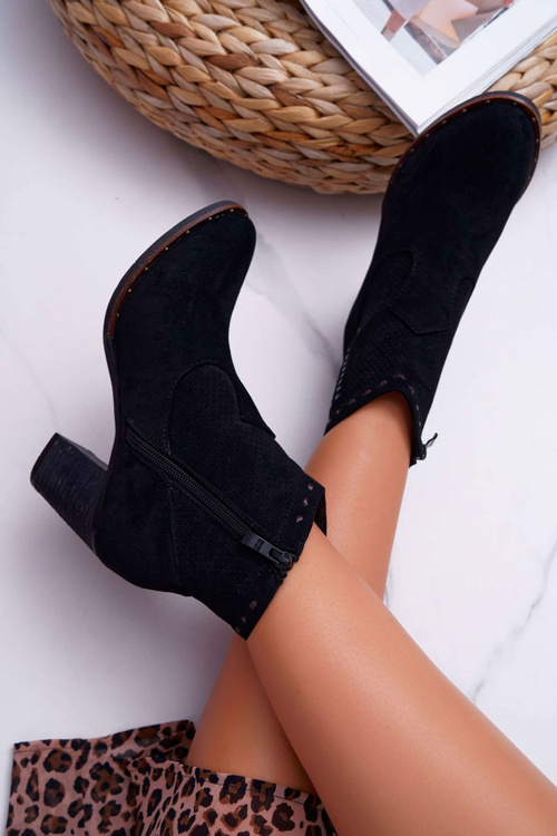 Ženské topánky na čiernom Westhema Suede Post