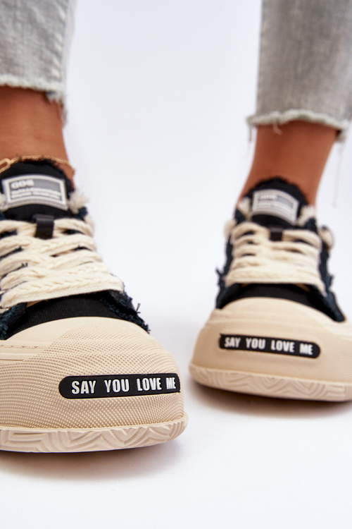 Dámske tenisky GOE NN2N4061 Čierne