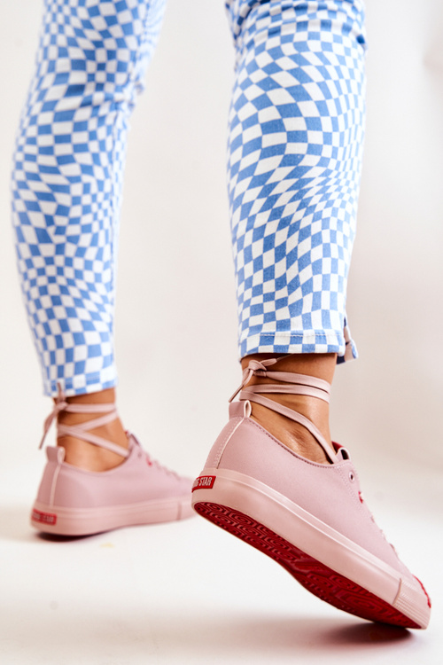 Dámska veľká hviezda JJ274167 Pink Sneakers