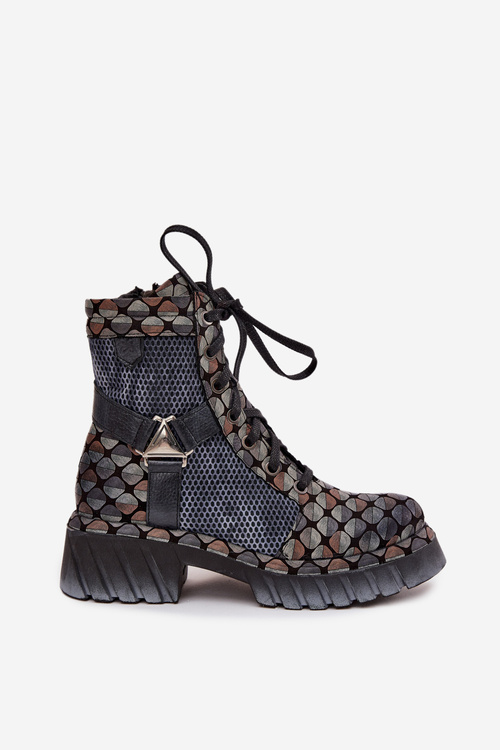 Kožené workery dámské Maciejka 07072-03 Multikolor