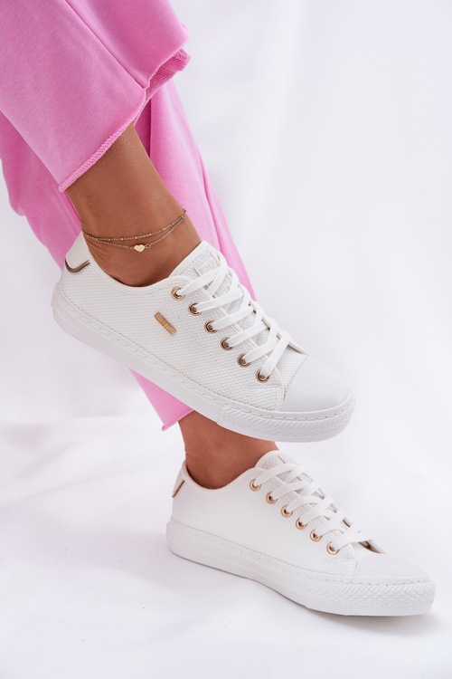 Dámske Textilné Tenisky Big Star RR274766 Biele