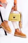 Dámské espadrilky na platformě Camel Marise