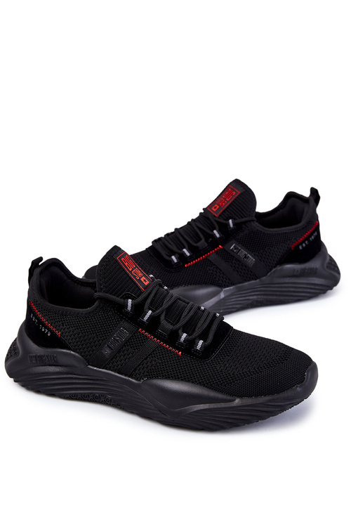 Pánská sportovní obuv Memory Foam Big Star KK174255 Černe