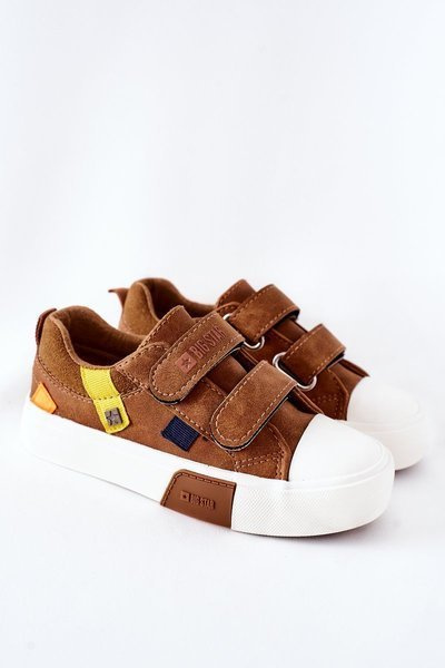 Dětské Tenisky Se Suchým Zipem Big Star II374017 Camel